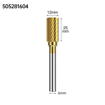 Coated Carbide Rotary Burr with 6mm Shank