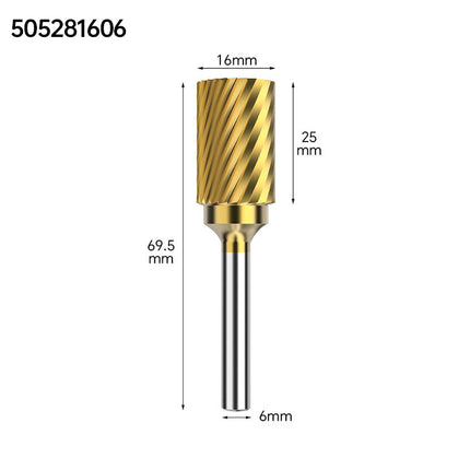 Coated Carbide Rotary Burr with 6mm Shank
