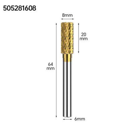 Coated Carbide Rotary Burr with 6mm Shank