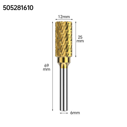 Coated Carbide Rotary Burr with 6mm Shank
