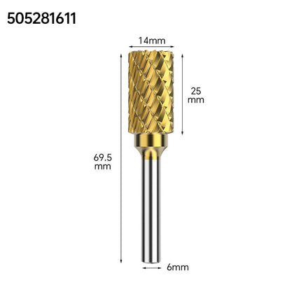 Coated Carbide Rotary Burr with 6mm Shank
