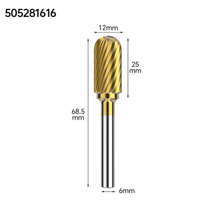Coated Carbide Rotary Burr with 6mm Shank