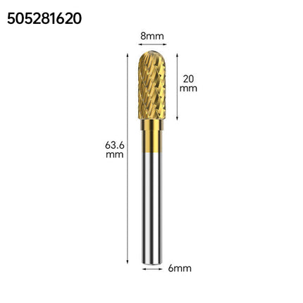 Coated Carbide Rotary Burr with 6mm Shank