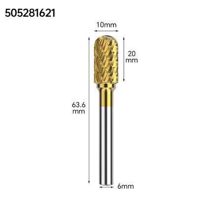 Coated Carbide Rotary Burr with 6mm Shank