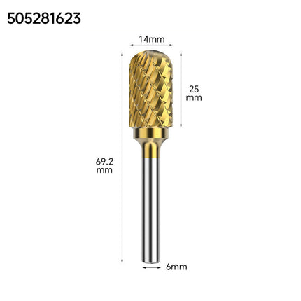 Coated Carbide Rotary Burr with 6mm Shank