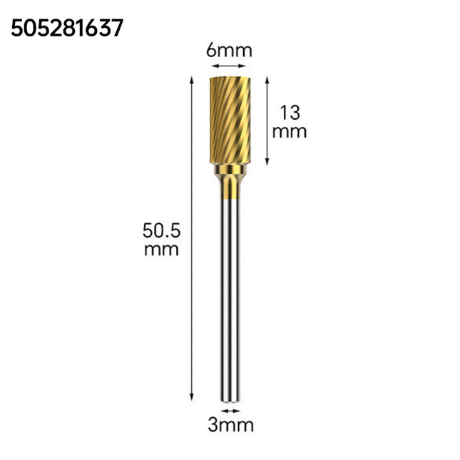 Coated Carbide Rotary Burr with 6mm Shank