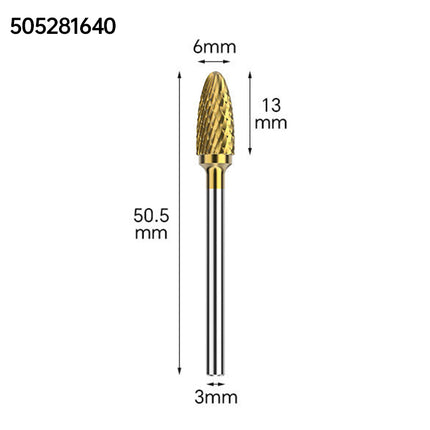 Coated Carbide Rotary Burr with 6mm Shank