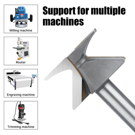 Arc Bending Integrated Knife Milling Cutter For Woodworking R18 R30 Router Bits Forming CNC Tool