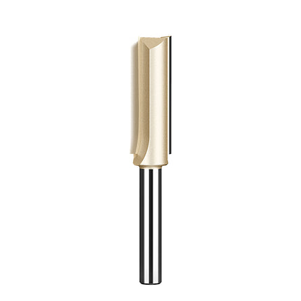 HUHAO 1/4"Shank Straight Router Bit Trimming Cutter Carbide Steel Trimming Machine Milling Cutter Wood Woodworking CNC Tools