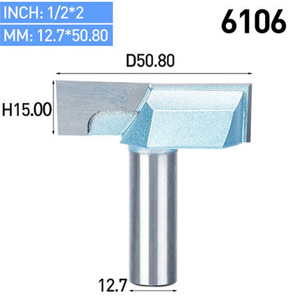 Bottom Cleaning Router Bit Industrial Grade Metric Tungsten Carbide Woodworking Slotting  Milling Cutter⭐⭐⭐⭐⭐