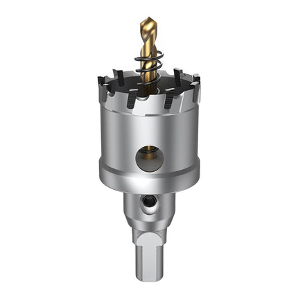 HUHAO 5A TCT Hole Saw Carbide Drill Bit For Metal Alloy Iron Stainless Steel Drilling 12mm-40mm Set Hole Saw Cutter Drilling