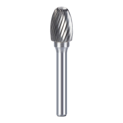 HUHAO E Rotary File Grinder Burr 6mm Shank Grinding Bit Head Carbide Steel Burr Drill Bit Grinding Metal Mould Power