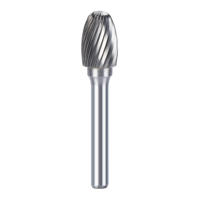 HUHAO E Rotary File Grinder Burr 6mm Shank Grinding Bit Head Carbide Steel Burr Drill Bit Grinding Metal Mould Power