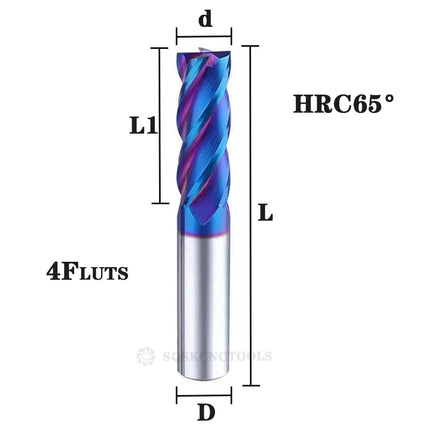 Carbide Radius End Cutter Mill Aluminium Cnc Milling Cutter For Metal Tungsten Steel CNC Maching Endmils