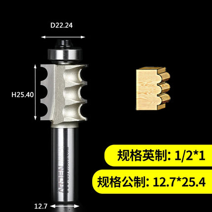 Arden Triple Bead Router Bit Woodworking Tool Multi Reed Bits