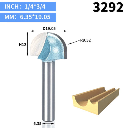 Industrial Grade cove box bit Woodworking end mill milling cutter Router Bits for wood