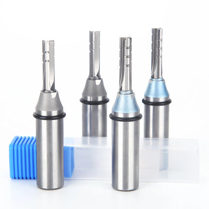 3pcs Chipbreaker Router Bit TCT Trimming Straight Milling Cutter Chip breaker Router Bit Wood Woodworking Slotting Cutter