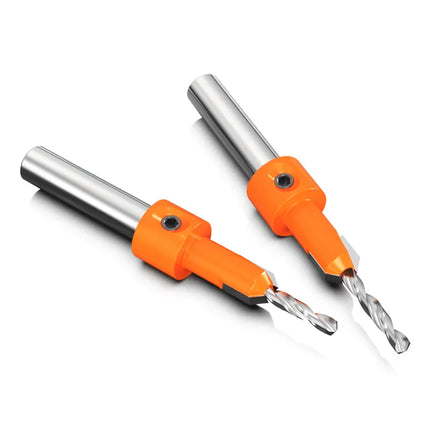 HUHAO 8mm Shank HSS Woodworking Countersink Router Bit Screw Extractor Remon Demolition for Wood Milling Cutter Woodworking Tool