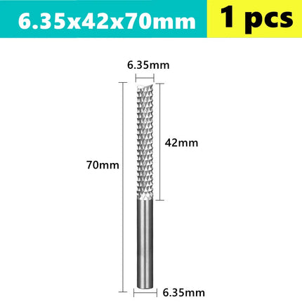 PCB corn  milling cutter Carbide End Mill 3.175/4/6/6.35/8/10/12mm shank,  CNC Cutting Milling PCB MDF ABS Tools Router Bit