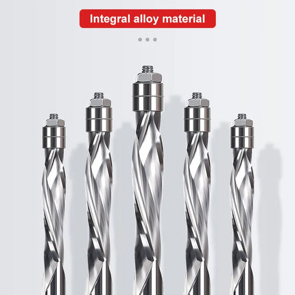 HUHAO 1/4 Inch Shank Flush Trim Spiral Router Bit Two Flutes Carbide End Mill CNC Bearing Guided Trim Milling Cutter for Wood