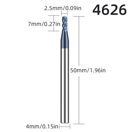 LIDIAO Milling Cutter Professional Carbide End Mill 4Flutes TiAIN Coating HRC45 CNC Milling Machine Tools Metal Cutter