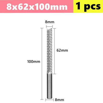 PCB corn  milling cutter Carbide End Mill 3.175/4/6/6.35/8/10/12mm shank,  CNC Cutting Milling PCB MDF ABS Tools Router Bit
