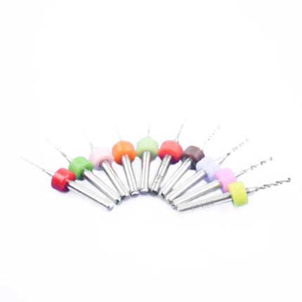 10pcs Carbide PCB micro drill bits 0.1-3.0mm, 3.175mm (1/8) shank for PCB drill bit kit for printed circuit board drilling