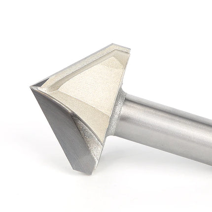 HUHAO 90 Degree V-type Woodworking Milling Cutter Carbide CNC Router Bit V Groove For Wood MDF Cutting Slotting Engraving Tools