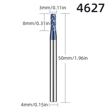 LIDIAO Milling Cutter Professional Carbide End Mill 4Flutes TiAIN Coating HRC45 CNC Milling Machine Tools Metal Cutter