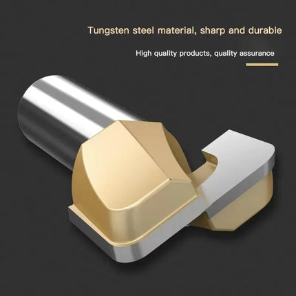 HUHAO Bowl Tray Router Bit Wood Bottom Cleaning Slotting Carbide Milling Cutter Woodworking Tool Trimming Engraving Bit CNC Tool