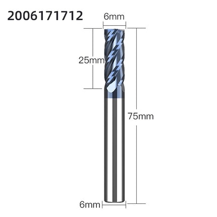 LIDIAO Milling Cutter Professional Carbide End Mill 4Flutes TiAIN Coating HRC45 CNC Milling Machine Tools Metal Cutter