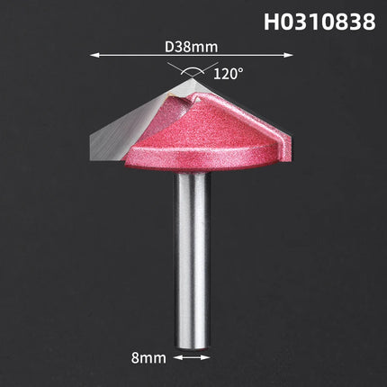 V Shape Wood Router Bit 60 90 120 150 Degrees 3D Engraving Bit for Wood Cutting Slotting