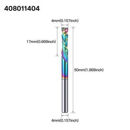 HUHAO 5A 3.175/4/5/6mm Shank Up Down Cut Two Flutes Compression Router Bits Carbide Spiral Milling Cutter For Wood Acrylic