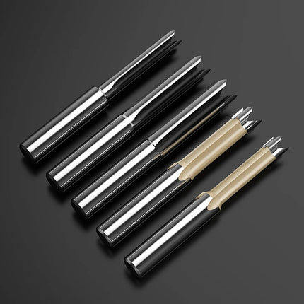Mortise Chisel Cutter Door Lock Hole Saw Grooving Tool for Precision Joinery 4 Flute Woodworking Router Bit