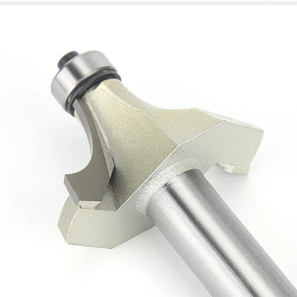 HUHAO 1/4 Shank Corner Round Over Router Bit With Bearing Carbide Steel Milling Cutter For Wood End Mill CNC Woodworking Tools