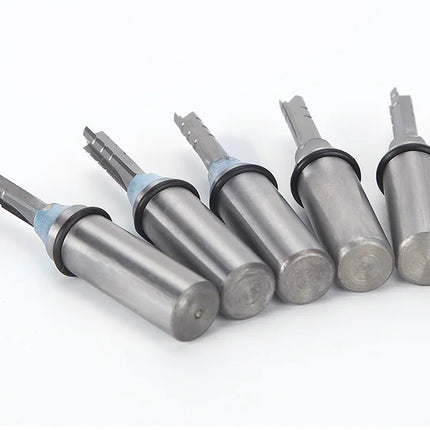 3pcs Chipbreaker Router Bit TCT Trimming Straight Milling Cutter Chip breaker Router Bit Wood Woodworking Slotting Cutter