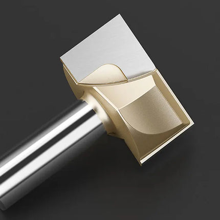 HUHAO Cleaning Bottom Engraving Bit for Wood 1/2 1/4 Shank Straight Router Bit Carbide Milling Cutter Woodworking Bit CNC Tools