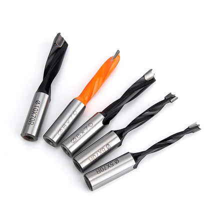 HUHAO 10mm Shank Forstner Wood Drill Bits Alloy Hole Opener Bit 70mm Total Length Router Bit Carbide Row Drill Woodworking Tools