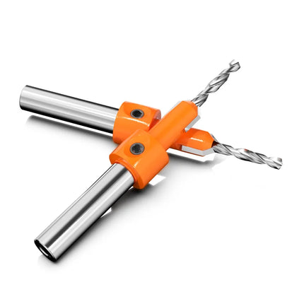 HUHAO 8mm Shank HSS Woodworking Countersink Router Bit Screw Extractor Remon Demolition for Wood Milling Cutter Woodworking Tool