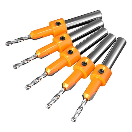 HUHAO 8mm Shank HSS Woodworking Countersink Router Bit Screw Extractor Remon Demolition for Wood Milling Cutter Woodworking Tool