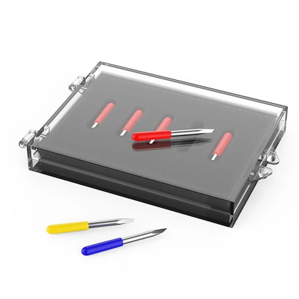 HUHAO 5PCS 30/45/60 Degree Mimaki Cutting Plotter Blade Vinyl Cutter Knife Milling Cutter for Power Tools Mimaki Plotter Bits