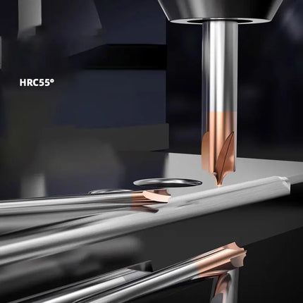 HUHAO HRC55 Radius Corner Rounding Milling Cutter Chamfering Outside Radii Router Bits Carbide Steel Solid End Mill CNC Tools