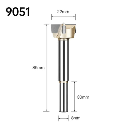 Hole Saw Cutter for Wood Forstner Drill Bit Hex 1/4in Shank Hinge Boring Bit Hole Saw Cutter Carbide Steel for Wood Woodworking Tools
