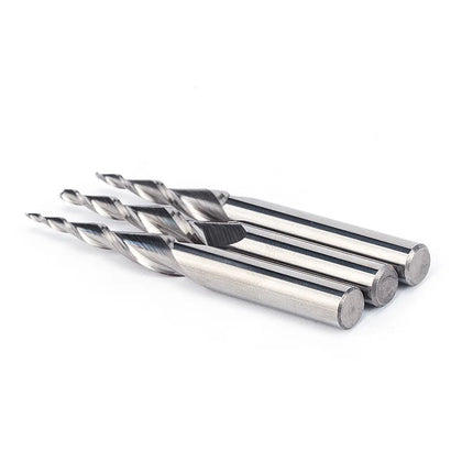HUHAO 6mm Ball Nose Tapered End Mill Wood Solid Carbide Steel Milling Cutter for Woodworking Metal CNC Router Bit Engraving Tool