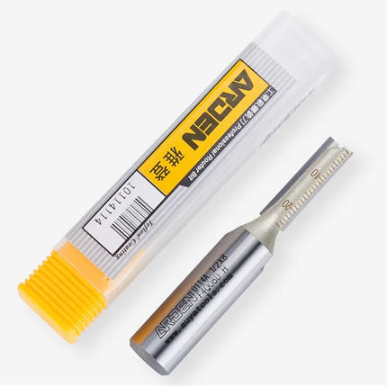 Arden Double Flute Straight Router Bit Wood Milling Cutter 6.35mm 12.7mm Shank Woodworking Tool CNC Flush Trim Arden Router Bits