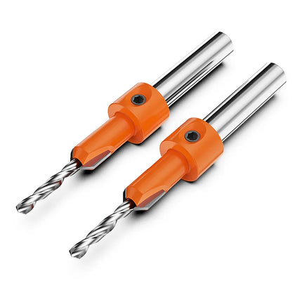 HUHAO 8mm Shank HSS Woodworking Countersink Router Bit Screw Extractor Remon Demolition for Wood Milling Cutter Woodworking Tool