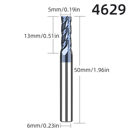 LIDIAO Milling Cutter Professional Carbide End Mill 4Flutes TiAIN Coating HRC45 CNC Milling Machine Tools Metal Cutter