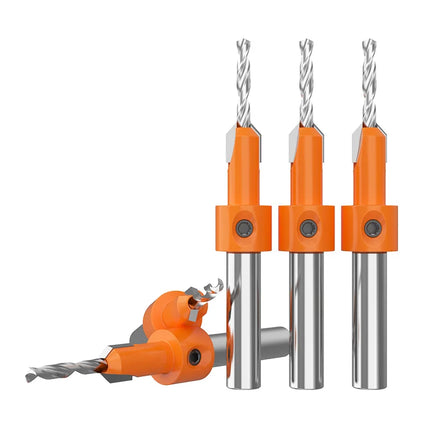 HUHAO 8mm Shank HSS Woodworking Countersink Router Bit Screw Extractor Remon Demolition for Wood Milling Cutter Woodworking Tool