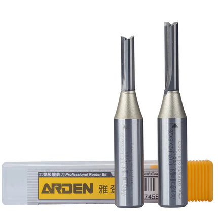 Arden TCT 2 Flute Straight Router Bit Woodworking ArdenCutter Trimming Router Bit 1/2 inch Shank CNC Woodworking Engraving Tools