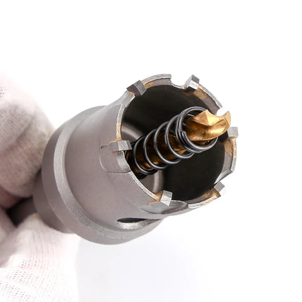 HUHAO 3PCS TCT Hole Saw Drill Bit Alloy Carbide Tipped Hole Cutter With Titanium-Plated Pilot Tools For Metal Stainless Steel